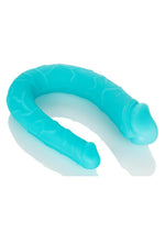 Silicone Double Dong AC/DC Dong Dual Penetration Non Vibrating Silicone Double Dong