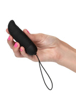 Silicone Ridged G-Spot Bullet with Remote Control