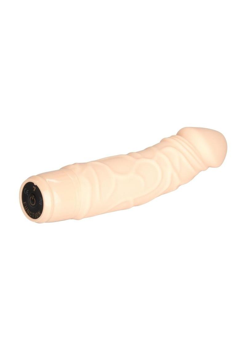 Silicone Stud Woody Vibrator - Ivory/Vanilla