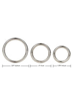 Silver Cock Rings