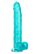 Size Queen Dildo - Blue - 10in