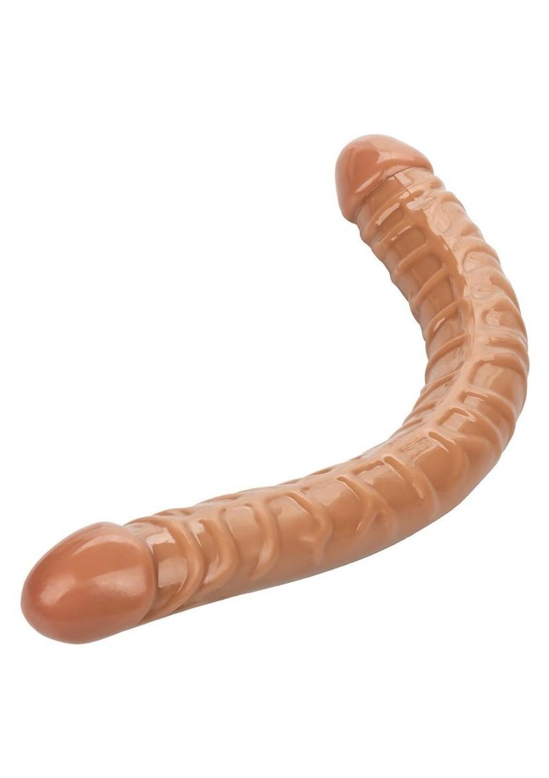 Size Queen Dildo - Caramel - 17in