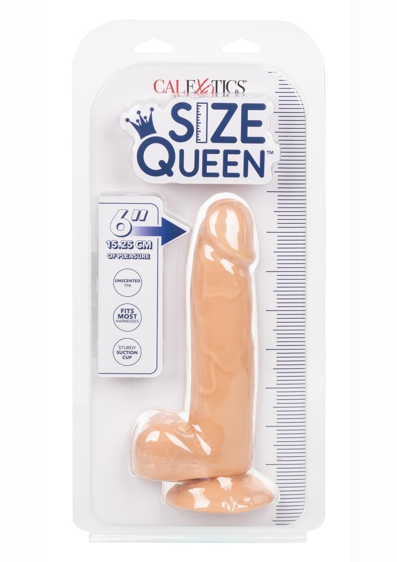 Size Queen Dildo - Vanilla - 6in