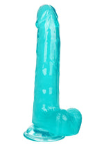 Size Queen Dildo - Blue - 8in