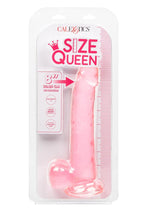 Size Queen Dildo - Pink - 8in