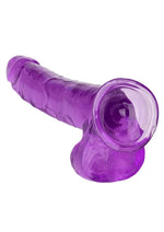 Size Queen Dildo - Purple - 8in