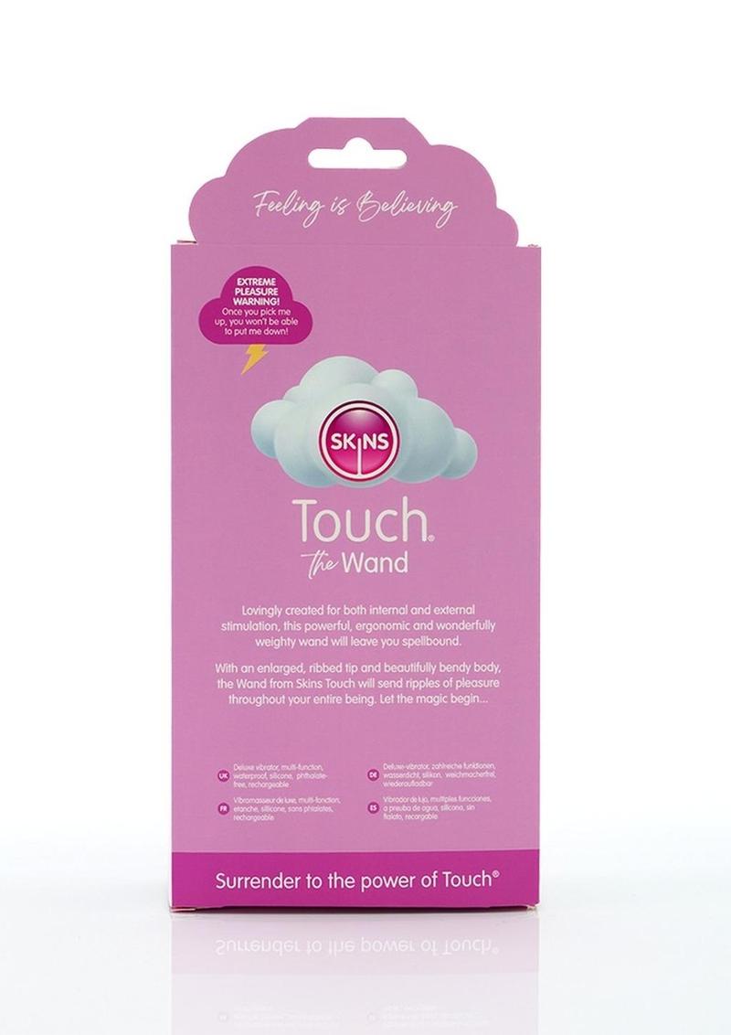 Skins Touch The Wand Rechargeable Silicone Vibrator - Pink