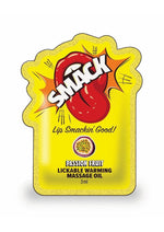 Smack Warming and Lickable Massage Oil 3ml Pouch (Case Of 48) - Passion Fruit