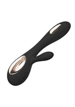 Soraya Wave Rechargeable Rabbit Vibrator - Black