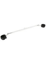 Sportsheets Expandable Spreader Bar and Cuffs - Black/Silver - Set