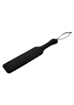 Sportsheets Leather Paddle with Fur - Black