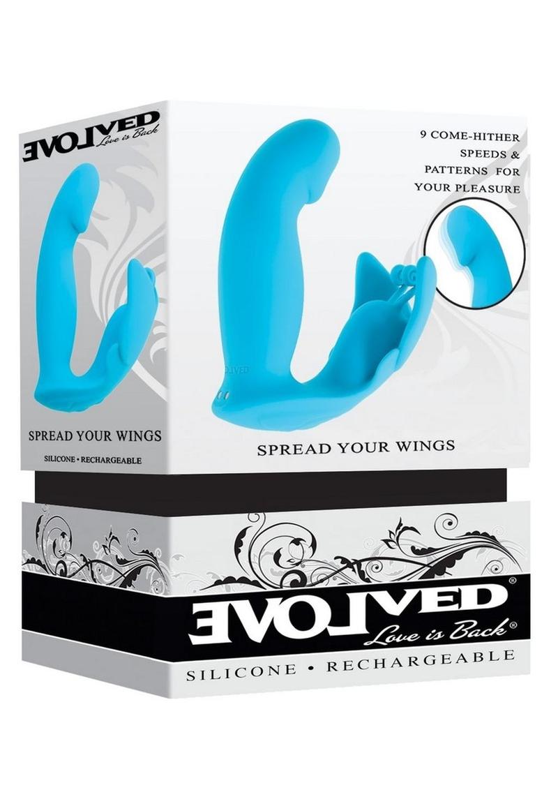 Spread Your Wings Rechargeable Silicone Multi Vibrator