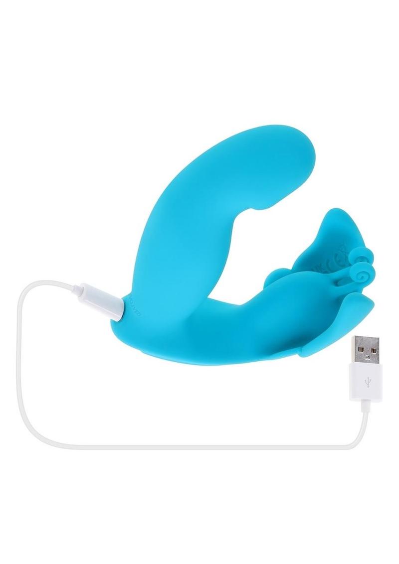 Spread Your Wings Rechargeable Silicone Multi Vibrator