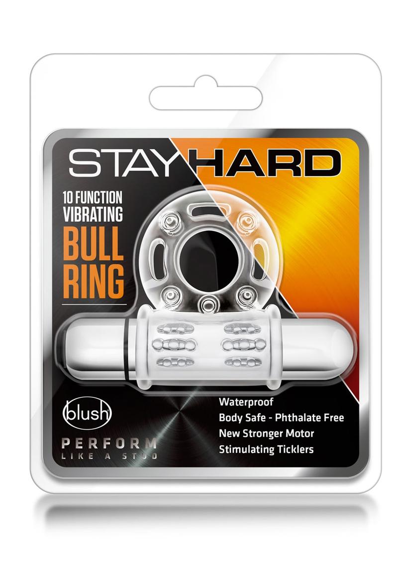Stay Hard Vibrating Mega Bull Cock Ring