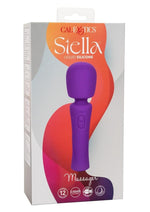 Stella Liquid Silicone Massager Rechargeable Vibrator - Purple