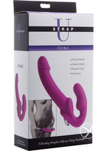 Strap U Evoke Vibrating Silicone Strapless Strap-On