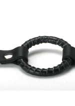 Strict Leather Ring Gag - Black - Medium