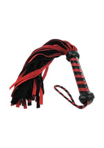 Strict Leather Short Suede Flogger - Black/Multicolor