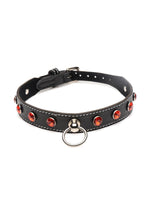 Strict Rhinestone Choker with O-Ring