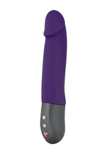 Stronic Real Rechargeable Silicone Thrusting Vibrator - Purple