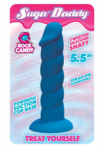 Suga' Daddy Silicone Dildo - Blue - 5.5in