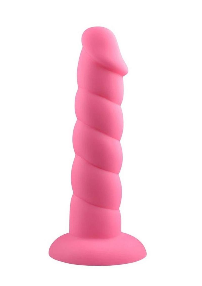 Suga' Daddy Silicone Dildo - Pink - 8in