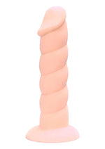 Suga' Daddy Silicone Dildo - Flesh/Vanilla - 9.5in