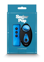 Sugar Pop Chantilly Rechargeable Silicone Remote Controlled Panty Vibe - Black