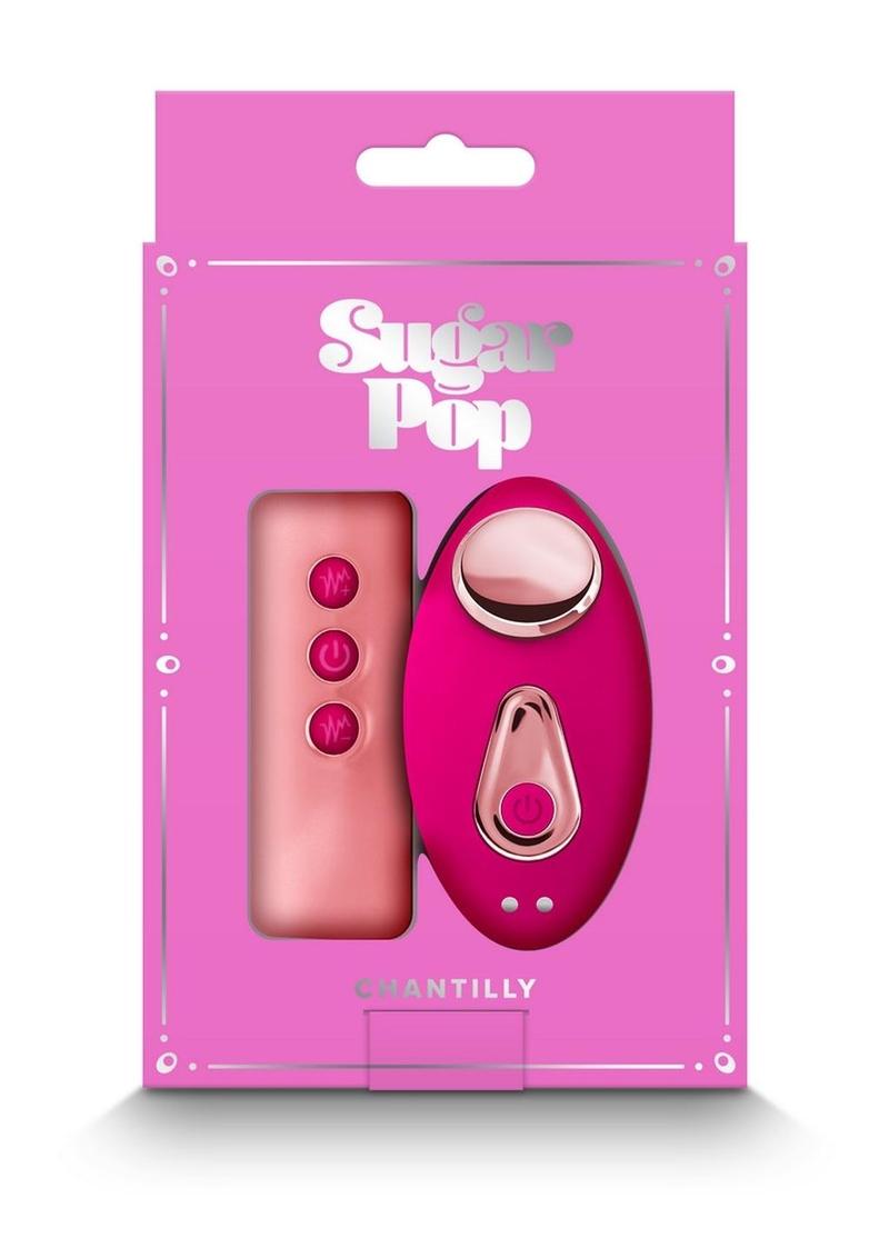 Sugar Pop Chantilly Rechargeable Silicone Remote Controlled Panty Vibe