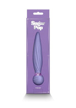 Sugar Pop Twist Rechargeable Silicone Vibrator - Purple