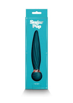 Sugar Pop Twist Rechargeable Silicone Vibrator - Teal