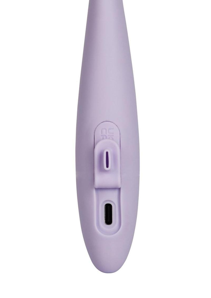 Svakom Cici Plus 2 Rechargeable Silicone App Controlled G-Spot Warming Vibrator - Lavender/Purple