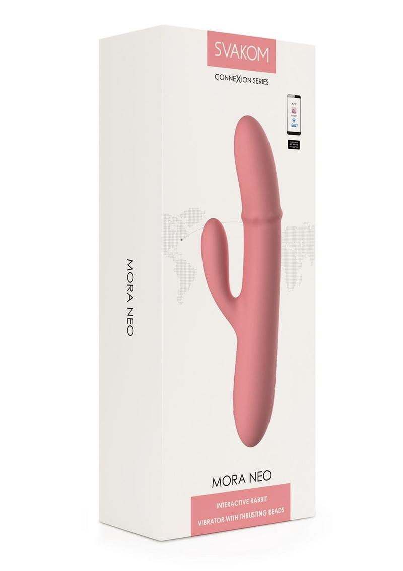 Svakom Mori Neo Rechargeable Silicone App Compatible Interactive Rabbit Vibrator