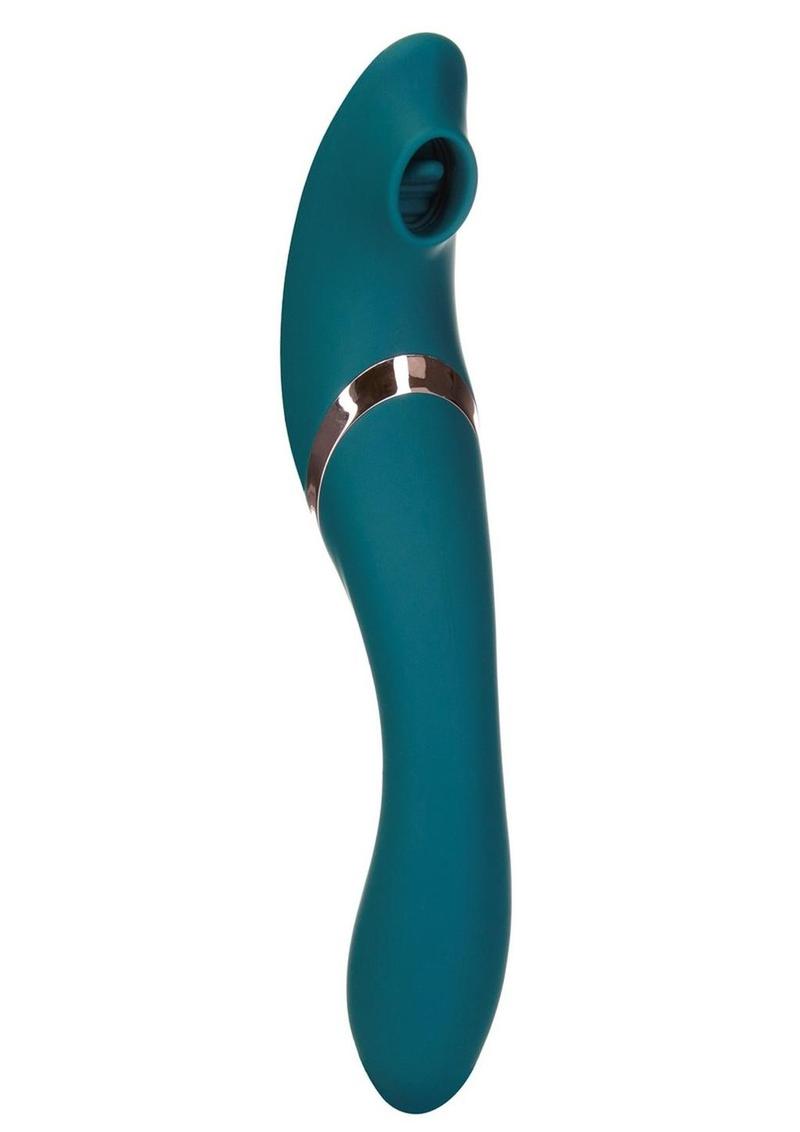 Swan The Monarch Swan Rechargeable Silicone Transform Vibrator - Teal