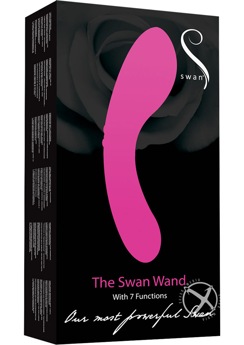 Swan The Swan Wand Silicone Rechargeable Massager