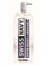 Swiss Navy Water-Based Lubricant - 32oz/946ml