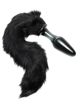 Tailz Midnight Fox Glass Butt Plug with Tail