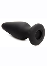 Tailz Snap-On Silicone Anal Plug - Black/Pink - Large