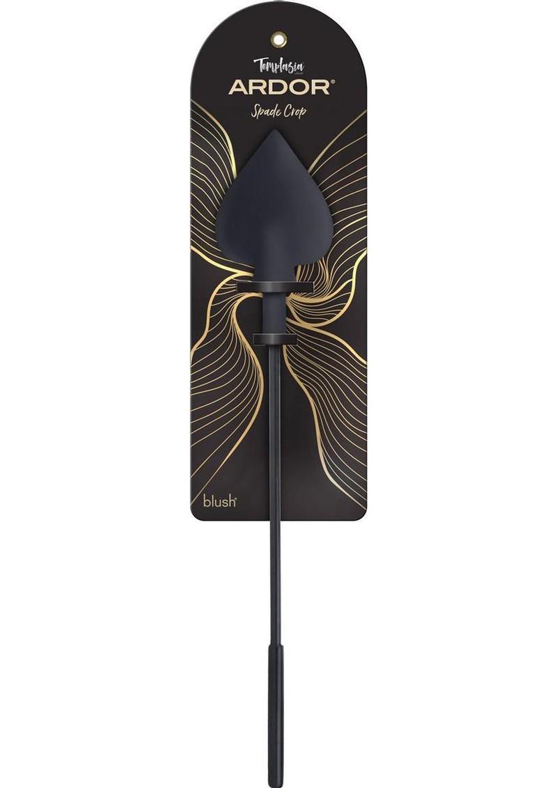 Temptasia Ardor Silicone Spade Crop - Black