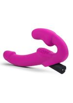 Temptasia Estella Strapless Silicone Vibrating Dildo with Rechargeable Bullet