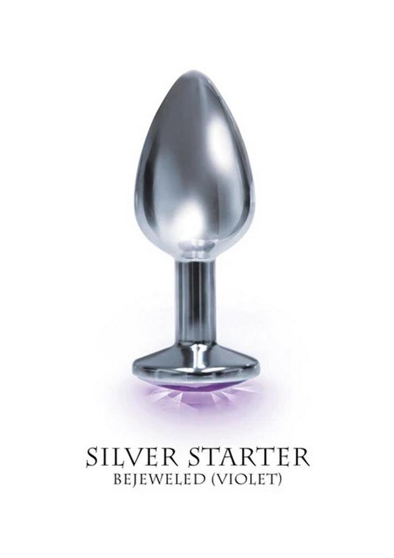 The 9's - The Silver Starter Bejeweled Stainless Steel Plug