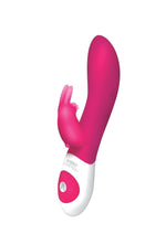 The Classic Rabbit Rechargeable Silicone G-Spot Vibrator - Pink