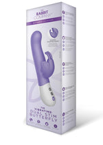 The Vibrating Dual Stim Butterfly Silicone Rechargeable Rabbit Vibrator