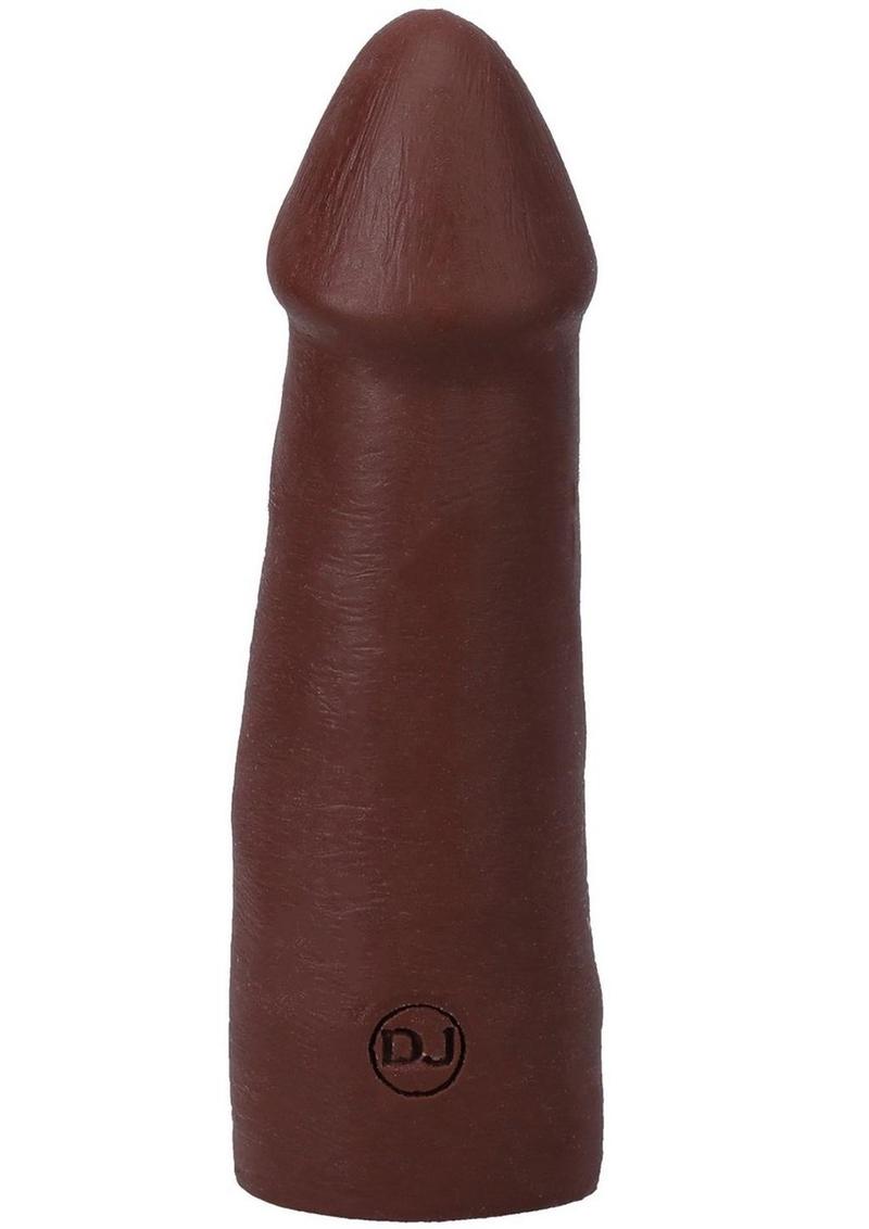 The Realistic Cock Ultraskyn Removable Vac-U-Lock Suction Cup - Chocolate - 5in