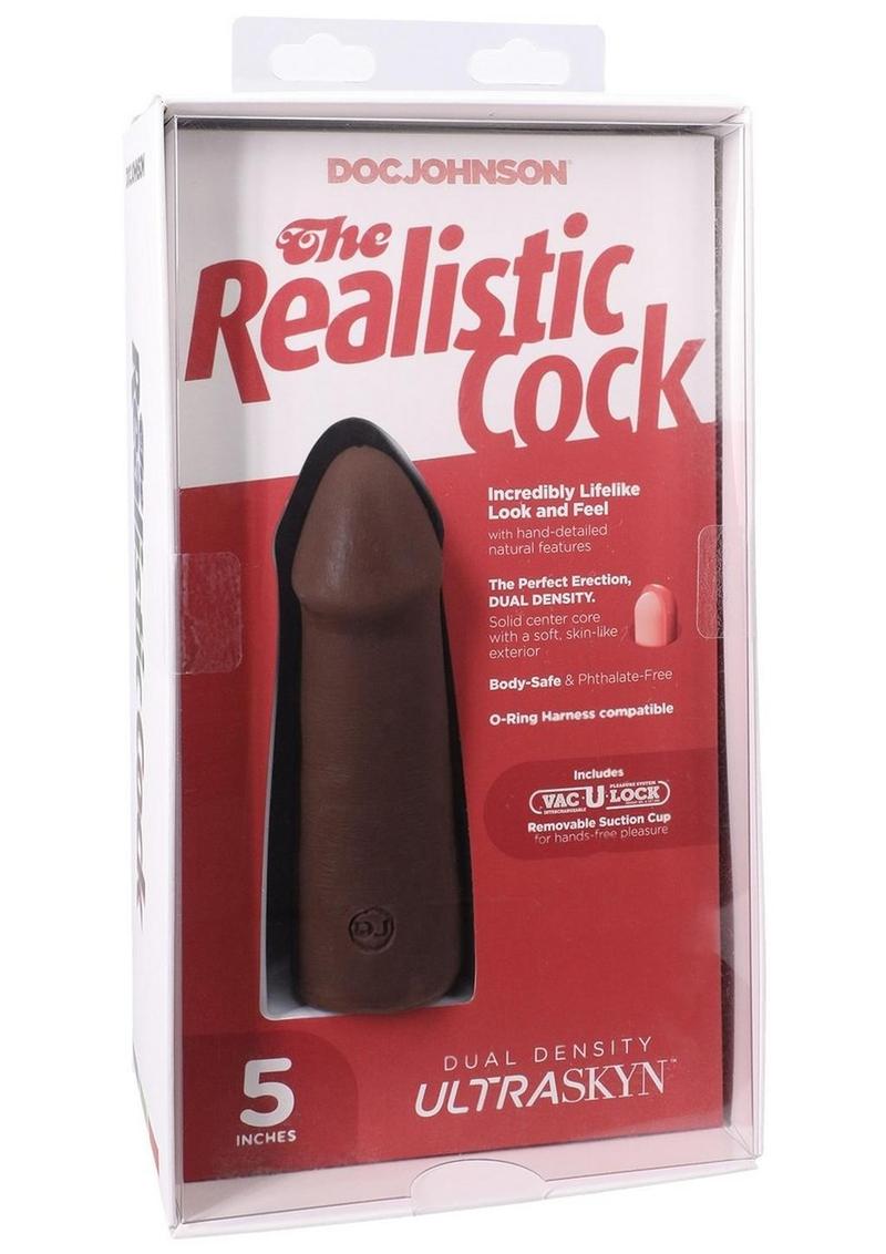 The Realistic Cock Ultraskyn Removable Vac-U-Lock Suction Cup