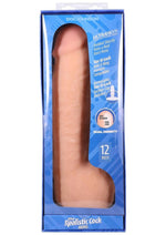 The Realistic Cock with Balls Ultraskyn Hung with Removable Vac-U-Lock Suction Cup