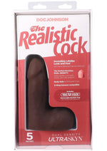 The Realistic Cock with Balls Ultraskyn Removable Vac-U-Lock Suction Cup