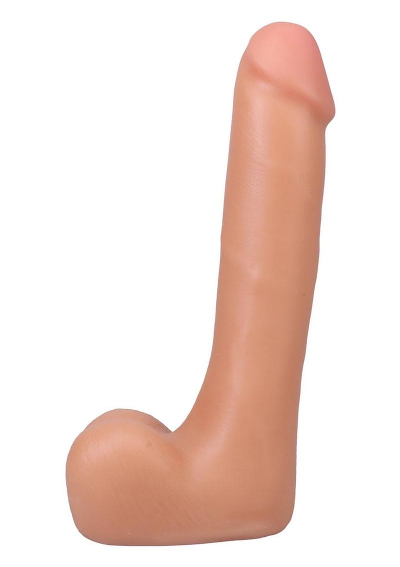 The Realistic Cock with Balls Ultraskyn Removable Vac-U-Lock Suction Cup - Vanilla - 9in