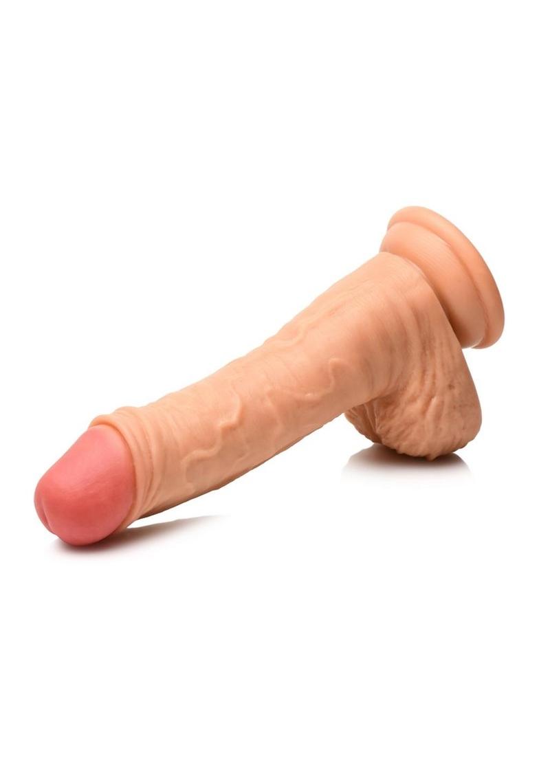 Thinz Dildo with Foreskin - Vanilla - 7in