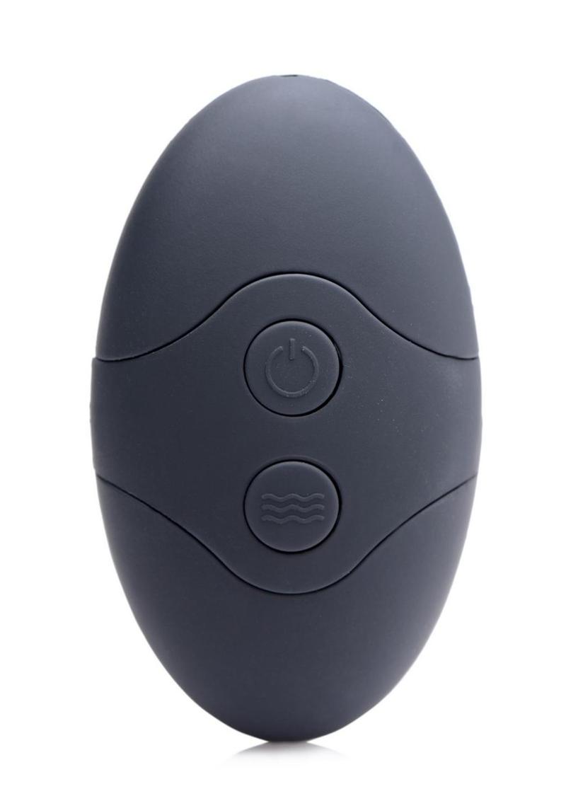 Thump-It Rechargeable Silicone Thumping Anal Plug with Remote Control